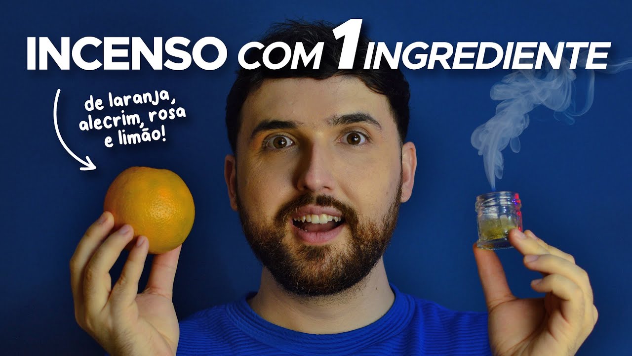 COMO FAZER INCENSO COM 1 INGREDIENTE | INCENSO NATURAL CASEIRO