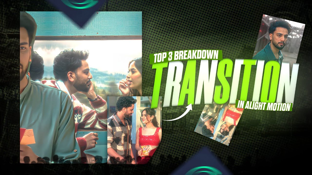 How to Create Top 3 Professional Transitions in Alight Motion