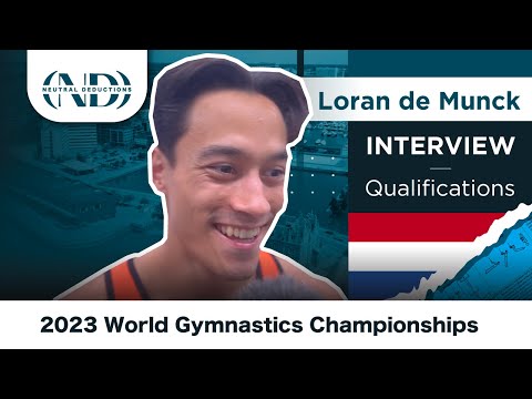 Loran de Munck (NED 🇳🇱) - Interview -  2023 World Gymnastics Championships Qualifications