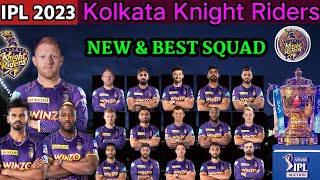 TATA IPL 2023 | Kolkata Knight Riders New Squad | KKR Best & New Propable Squad 2023 |