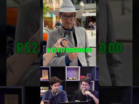 Ele tem 2 BILHÕES DE REAIS na conta bancária! #Shorts