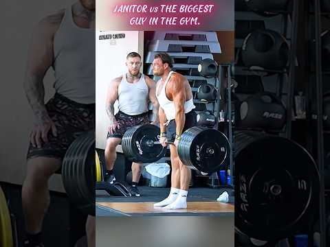 JANITOR vs THE BIGGEST GUY IN THE GYM.,,,....#gym #funny #trending #comedy #funnyvideo