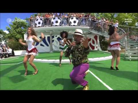 Lou Bega  Hands Up For Love - ZDF Fernsehgarten 26.06.2016 - Gruß von Matthias