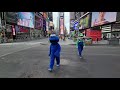 LUIGI Where Is MARIO ELMO Looking Guilty Times Square New York City Shorts Live Walking NYC