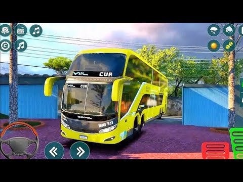 Uphill Offroad Bus Driving 3D - Coach Tour Bus Driver Simulator - Android GamePlay