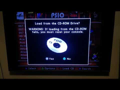 PSIO running after the mod stream - using it with original games in the disc drive