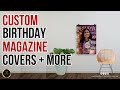 Custom Birthday Magazine Covers & More