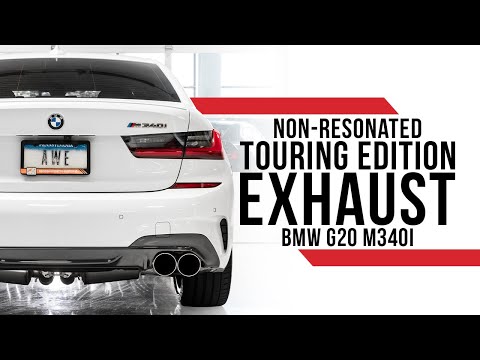 AWE Non-Res Touring Edition Exhaust for the BMW G20 M340i [stock DP]