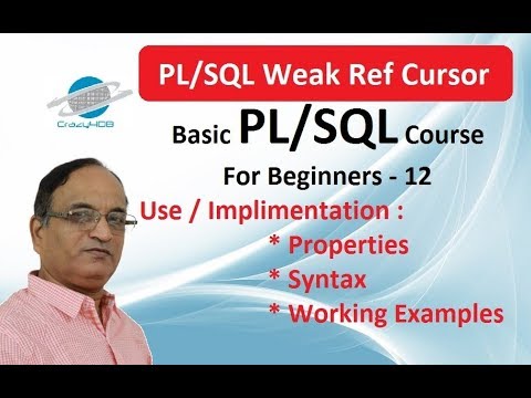 Plsql Weak Ref Cursor In Oracle Database Plsql Tutorial Ref Cursor In Oracle