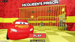 MCQUEEN'S PRISON RUN OBBY roblox Gameplay Walkthrough No Death 4K