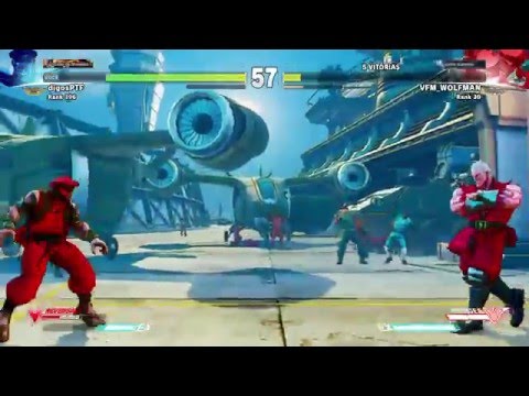 STREET FIGHTER V digosPTF(Bison) vs VFM_WOLFMAN(Rashid)
