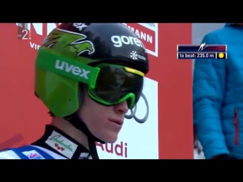Peter Prevc - Kulm 2016 - 244m hill record and world champion (SLO commentary)