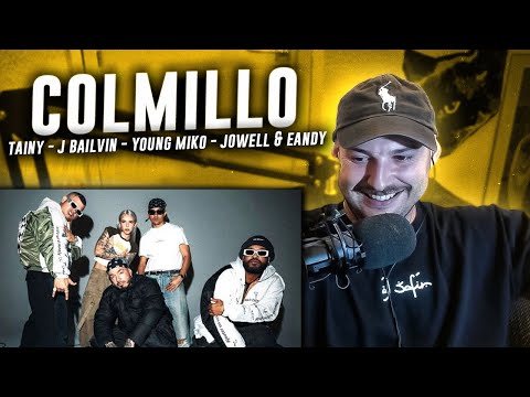 REACCION: COLMILLO - Tainy, J Balvin, Young Miko, Jowell & Randy (Music Video)