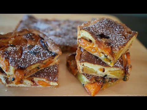Summer fruit tart with almond crust