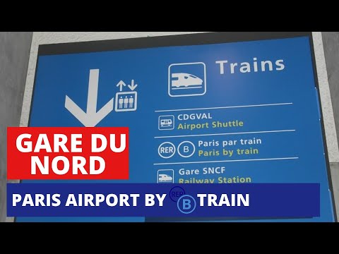 Gare du Nord to CDG Airport by RER