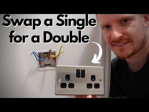 How to Change a Single Socket to a Double Socket | Electrical DIY
