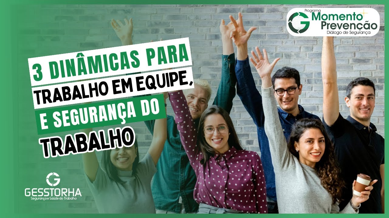 3 DINÂMICAS para promover o Trabalho em EQUIPE e Segurança no Trabalho