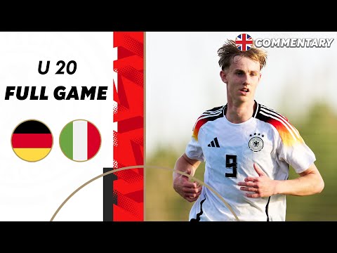 Brunner & Moerstedt Score Braces | Germany vs Italy | Full Game | Under-20 International Match