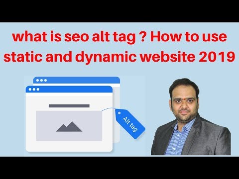 what is seo alt tag  How to use static and dynamic website 2019