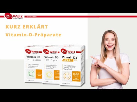 Kurz erklärt: Die Vitamin-D-Präparate von Dr. Wolz