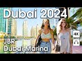 Dubai 🇦🇪 Wonderful JBR, Dubai Marina [ 4K ] Walking Tour