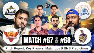 IPL 2025 Double Header | GT vs CSK | SRH vs KKR | Fantasy Picks, Playing XI & Match Predictions