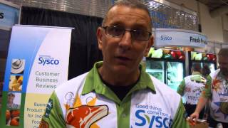 Chef Robert Irvine from the Food Network's Restaurant: Impossible talks to CRFA at the CRFA Show