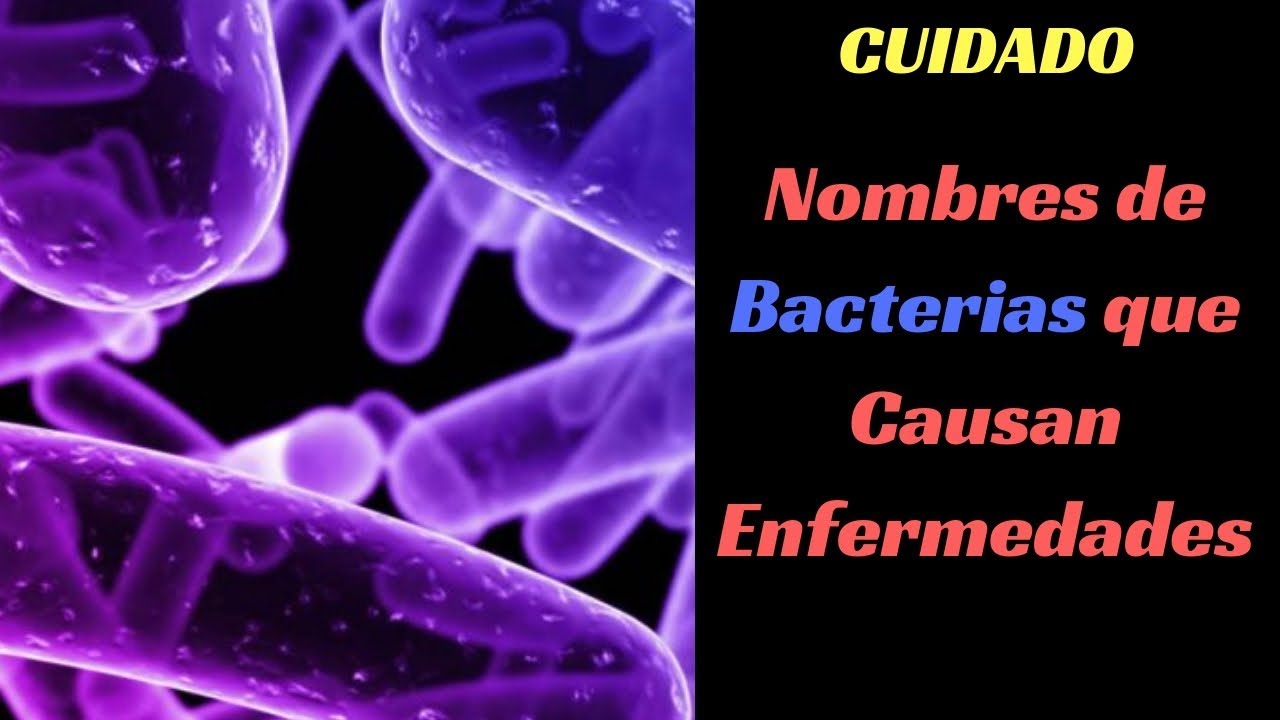 Nombres de Bacterias que Causan Enfermedades