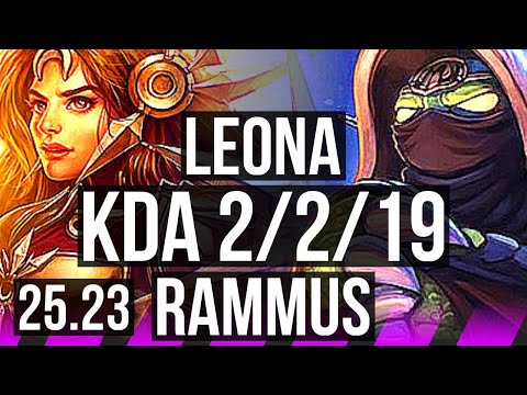 LEONA & Twitch vs RAMMUS & Heimerdinger (SUP) | 2/2/19 | EUW Master | 25.23