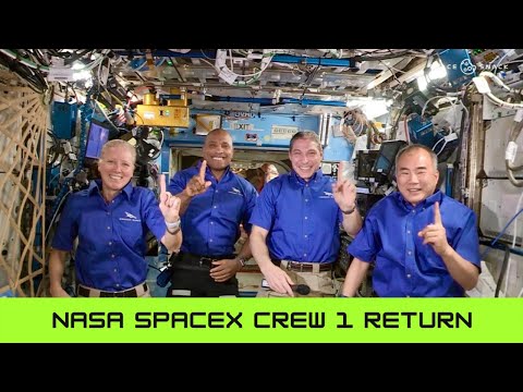 Nasa SpaceX Crew-1 return conference