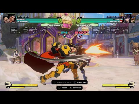 2XKO Darius /Braum 67% Corner Carry BnB Combo