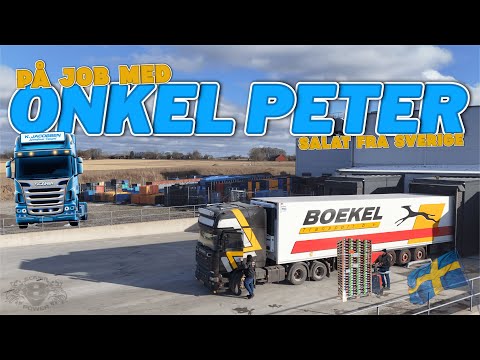 På Job med Onkel Peter, Salat fra Sverige, K. Jacobsen International Transport, Scania V8.