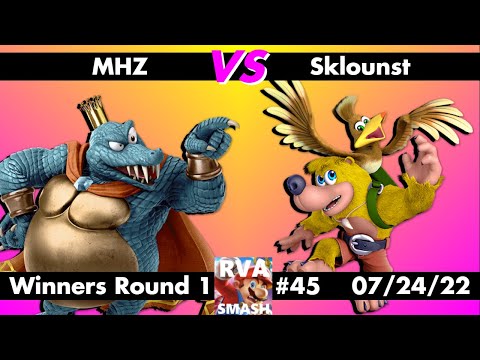 RVA Smash #45: MHZ (King K. Rool/Ike) vs Sklounst (Banjo-Kazooie) - Winners R1 - Smash Ultimate SSBU