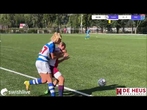 Samenvatting oefenwedstrijd Beloften Ajax - Jong PEC Zwolle Vrouwen 10/09/2022