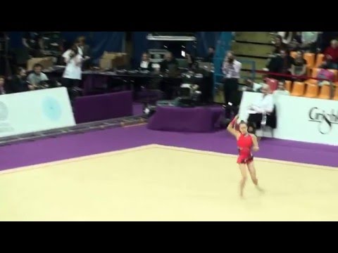 Bozic Laura, Croatia, hoop. Grand Prix Moscow 19.02.2016