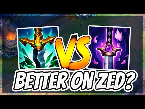 BEST 2ND ITEM ON ZED? SERPENTS VS YOUMOUS GHOSTBLADE COMPARISON