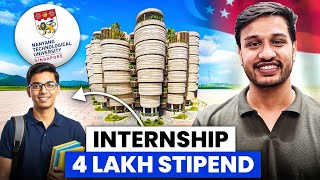 Summer Internship for College Students | 4 Lakhs Stipend | NTU Singapore Global Connect Fellowship
