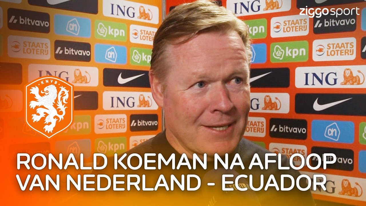 "We hebben het vandaag goed gedaan" | Interview met Ronald Koeman