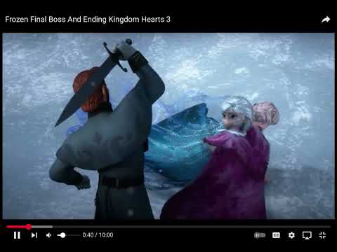 Kingdom Hearts 3 (2019) Anna Freezes To Death