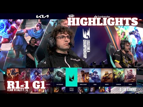 VIT vs SK - Game 1 Highlights | Round 1 LEC Spring 2024 Playoffs | Vitality vs SK Gaming G1