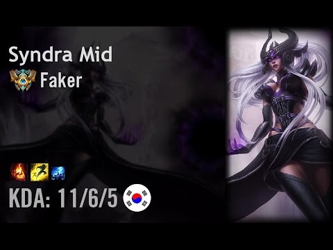 Syndra Mid vs Vel'Koz - Faker - KR Challenger Path 6.6