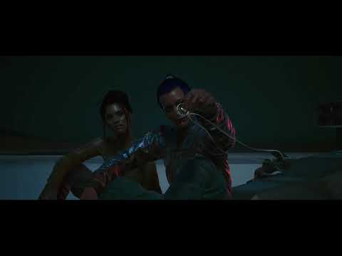 Cyberpunk 2077 Female V and Panam leaving Night City the best ending
