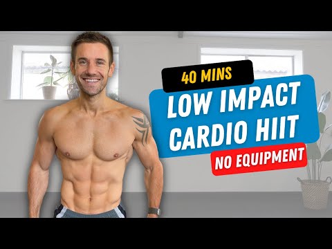 Sweaty Low Impact Cardio HIIT Workout in 40 Mins for All Fitness Levels