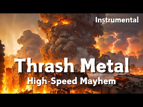 Unrelenting Thrash Metal Power ⚡ High-Speed Mayhem / Instrumental for WorkOut and Gaming