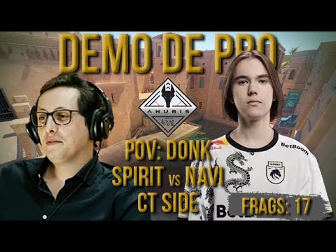 [PT] CS 2 -  zorlaK Analisa: PoV DONK - SPIRIT vs NAVI - ANUBIS (CT-SIDE) [Demo de Pro]