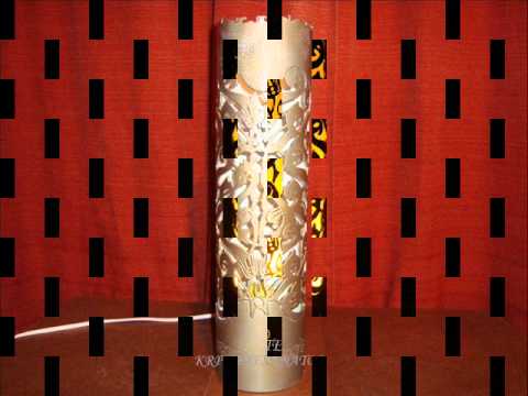 luminarias em pvc harabescos.wmv