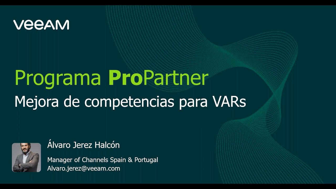Programa ProPartner para Resellers de valor añadido de Veeam video