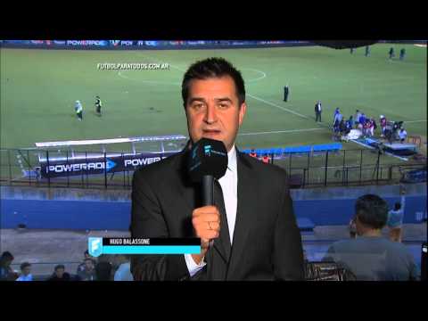 El análisis de Hugo Balassone. Racing 0 - R. Central 1. Fecha 1. Primera División 2015. FPT