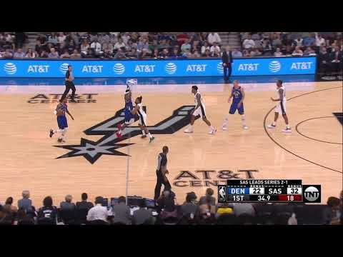 Mason Plumlee All Game Actions 04/20/2019 Denver Nuggets vs San Antonio Spurs Highlights