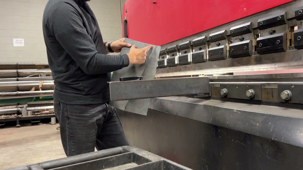 Forming 1/4 thick square to round transition